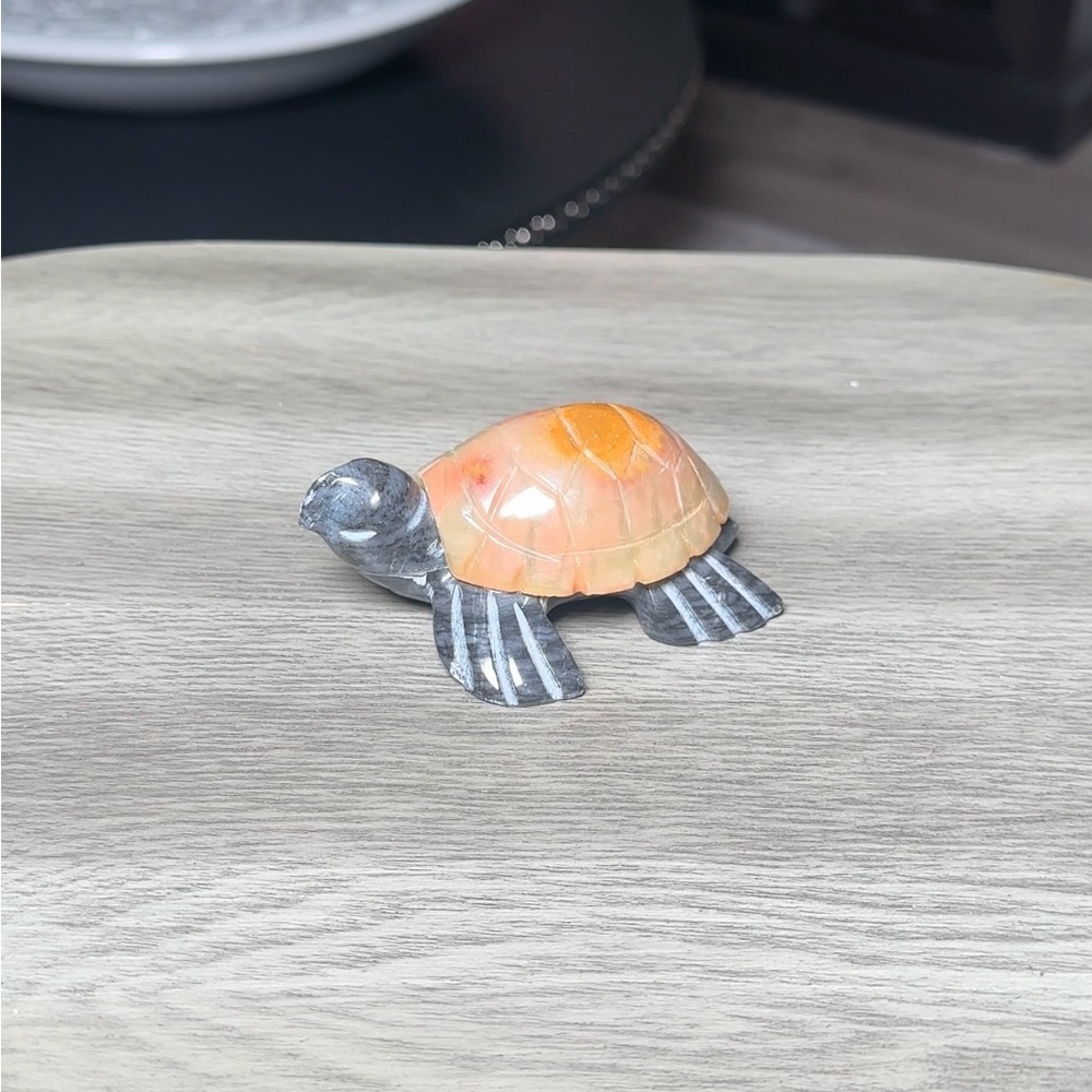 Marble 3.5” Sea Turtle Paper Weight/Figurine
